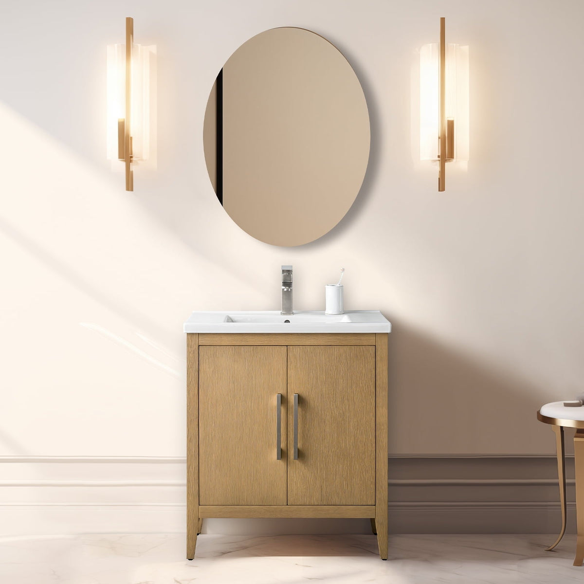 Natural Oak / Brushed Nickel