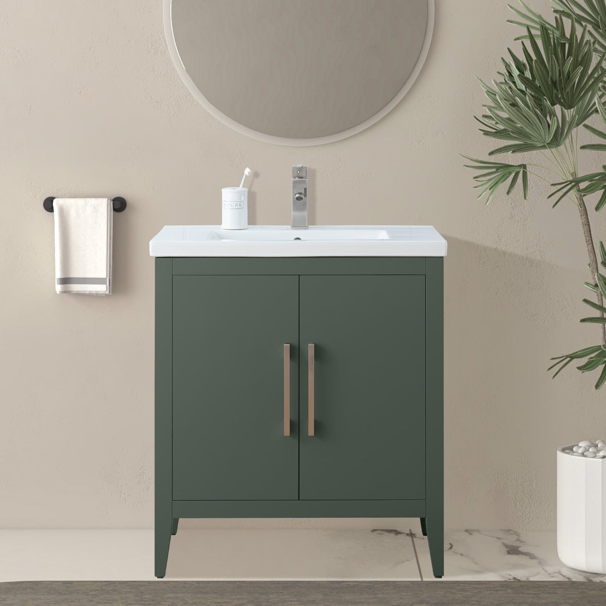 Vintage Green / Brushed Nickel
