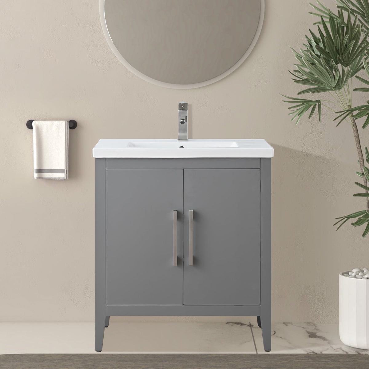 Cashmere Gray / Brushed Nickel