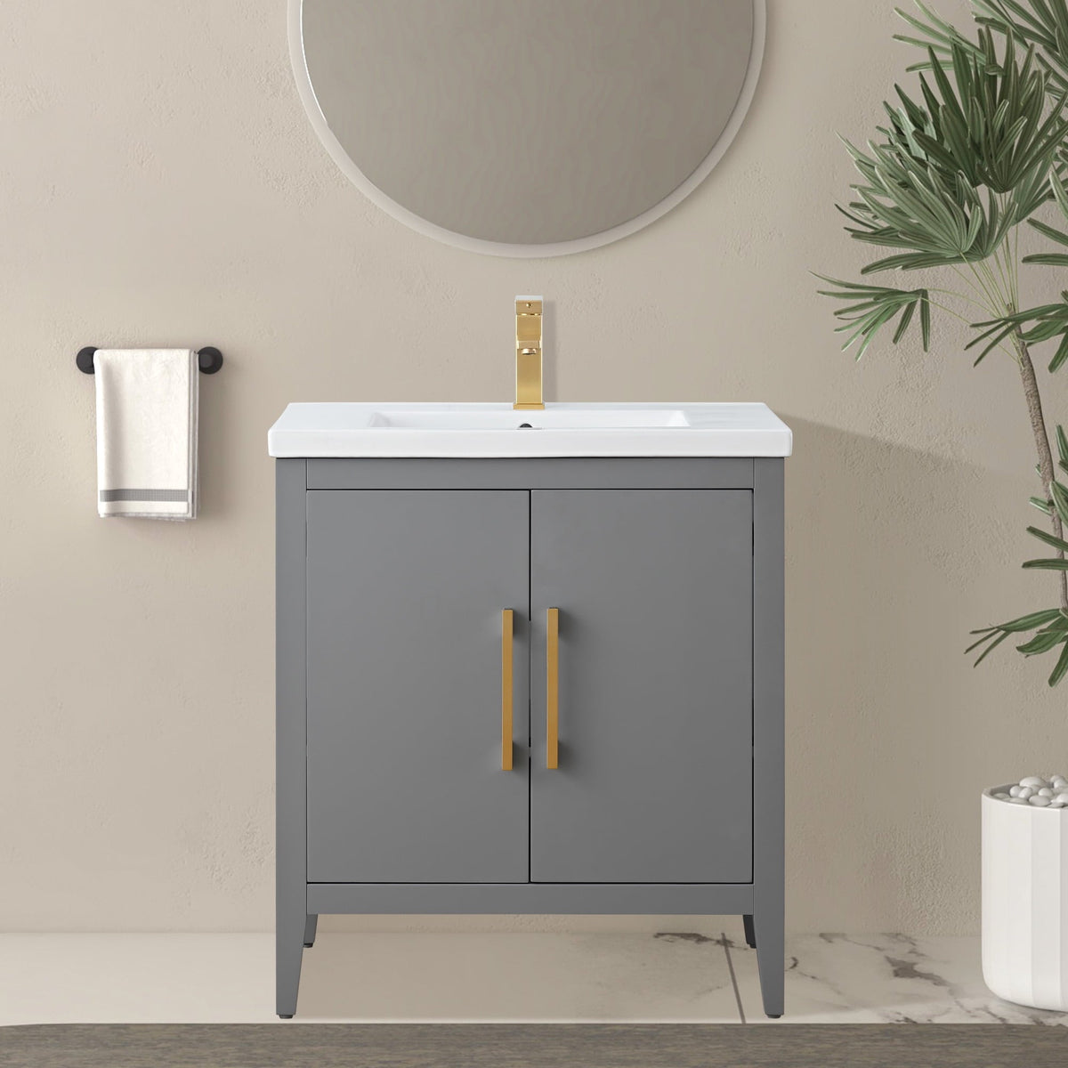 Cashmere Gray / Golden Brushed