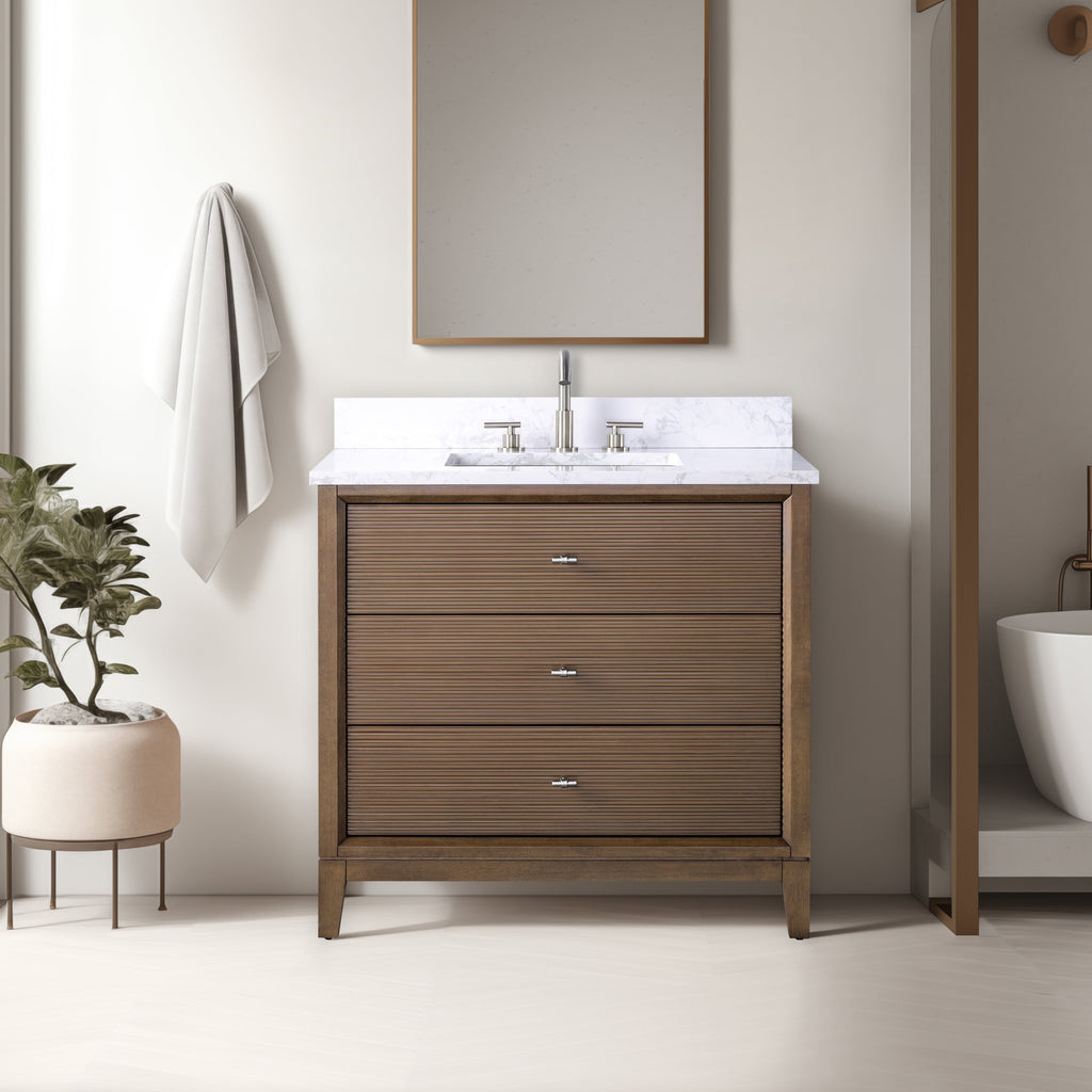 Linear Walnut / Brushed Nickel