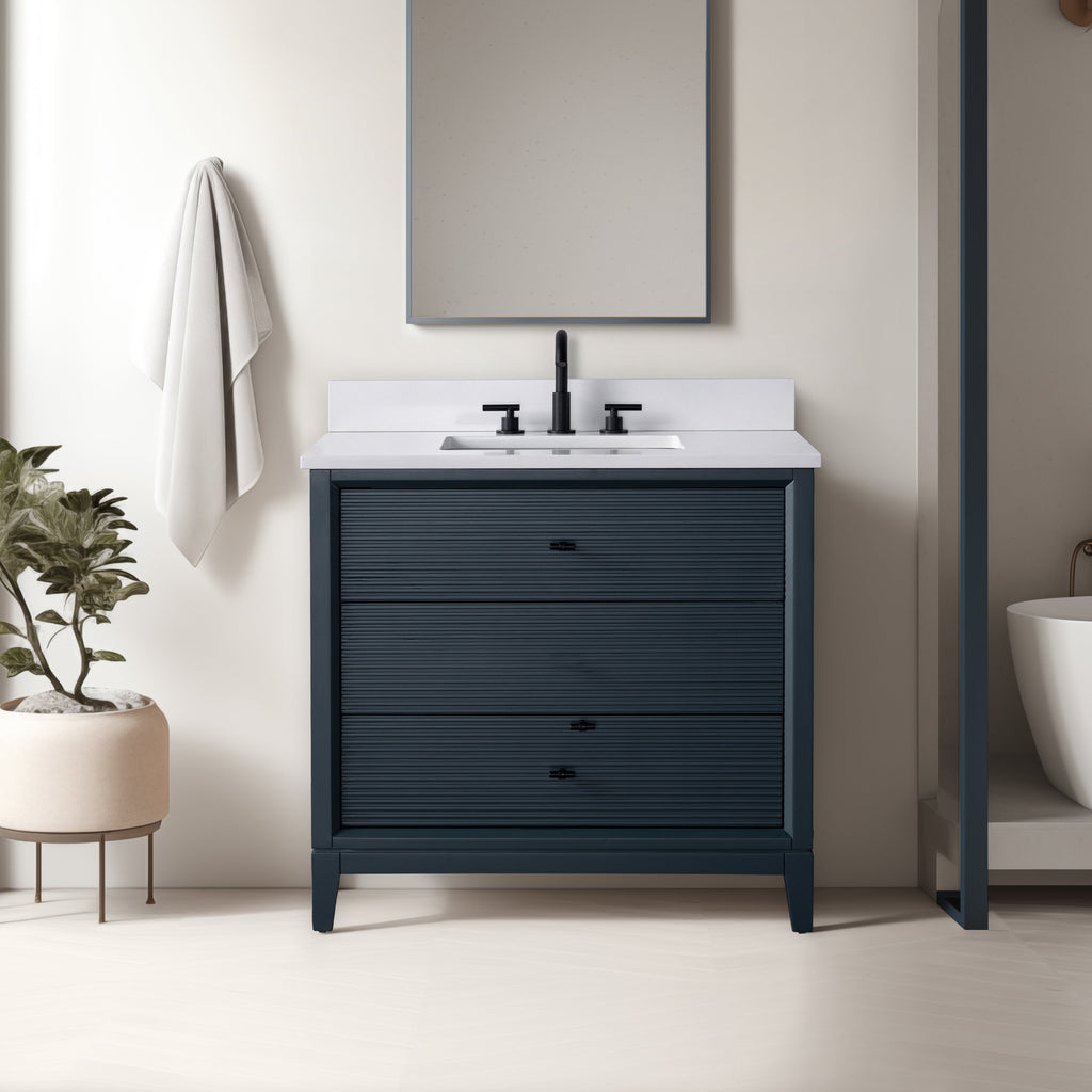 Linear Vintage Spruce Blue / Matte Black