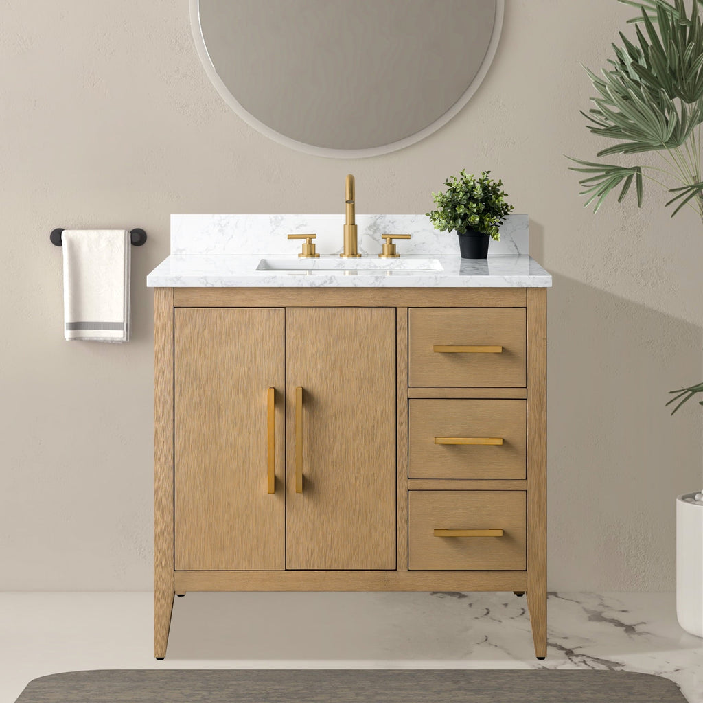 Natural Oak / Golden Brushed