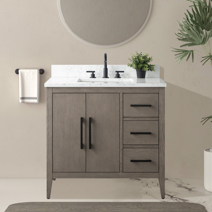 Driftwood Gray / Matte Black