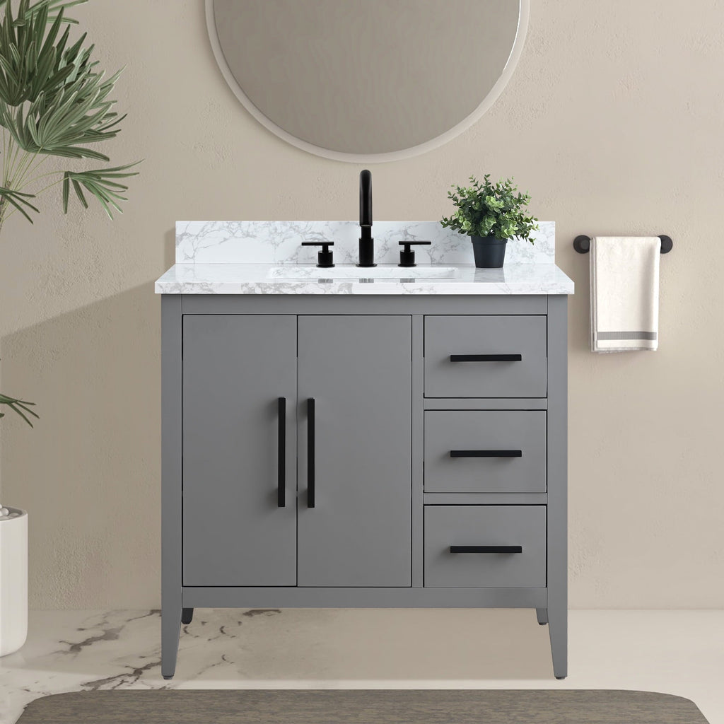 Cashmere Gray / Matte Black