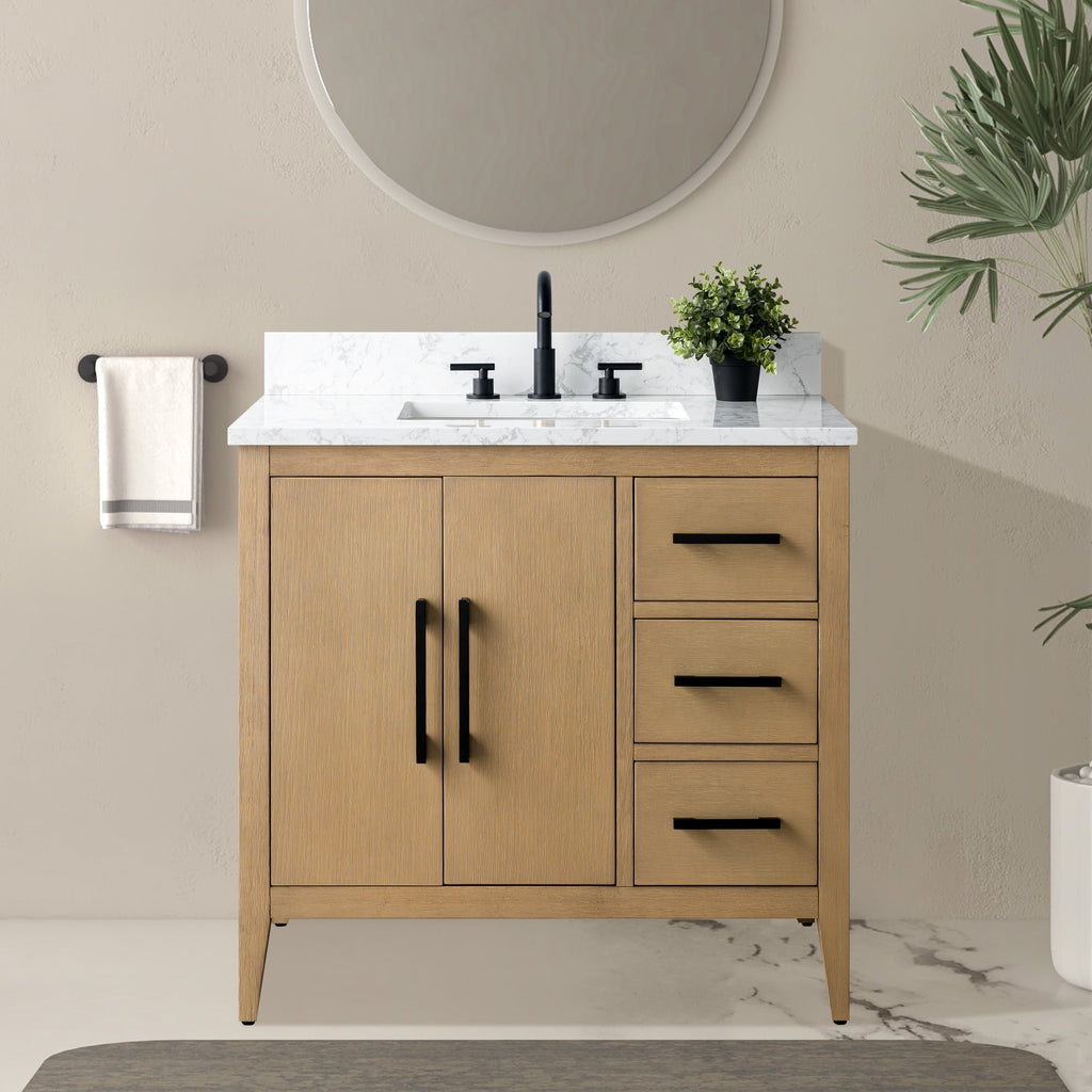Natural Oak / Matte Black