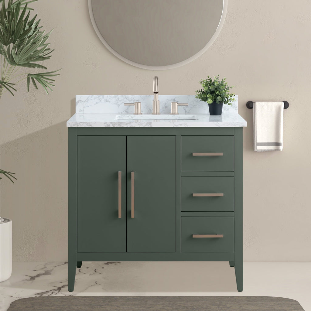 Vintage Green / Brushed Nickel