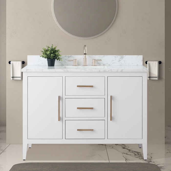 White / Brushed Nickel