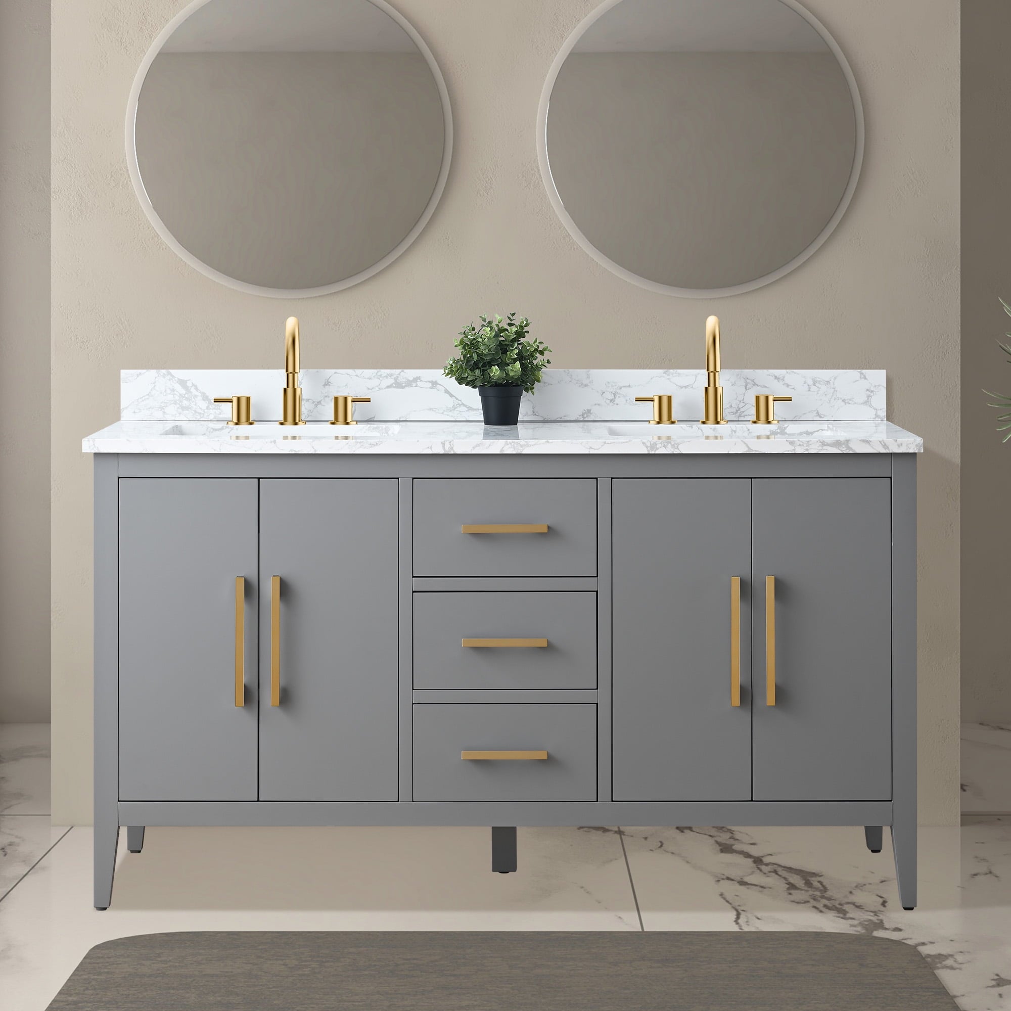 Cashmere Gray / Golden Brushed