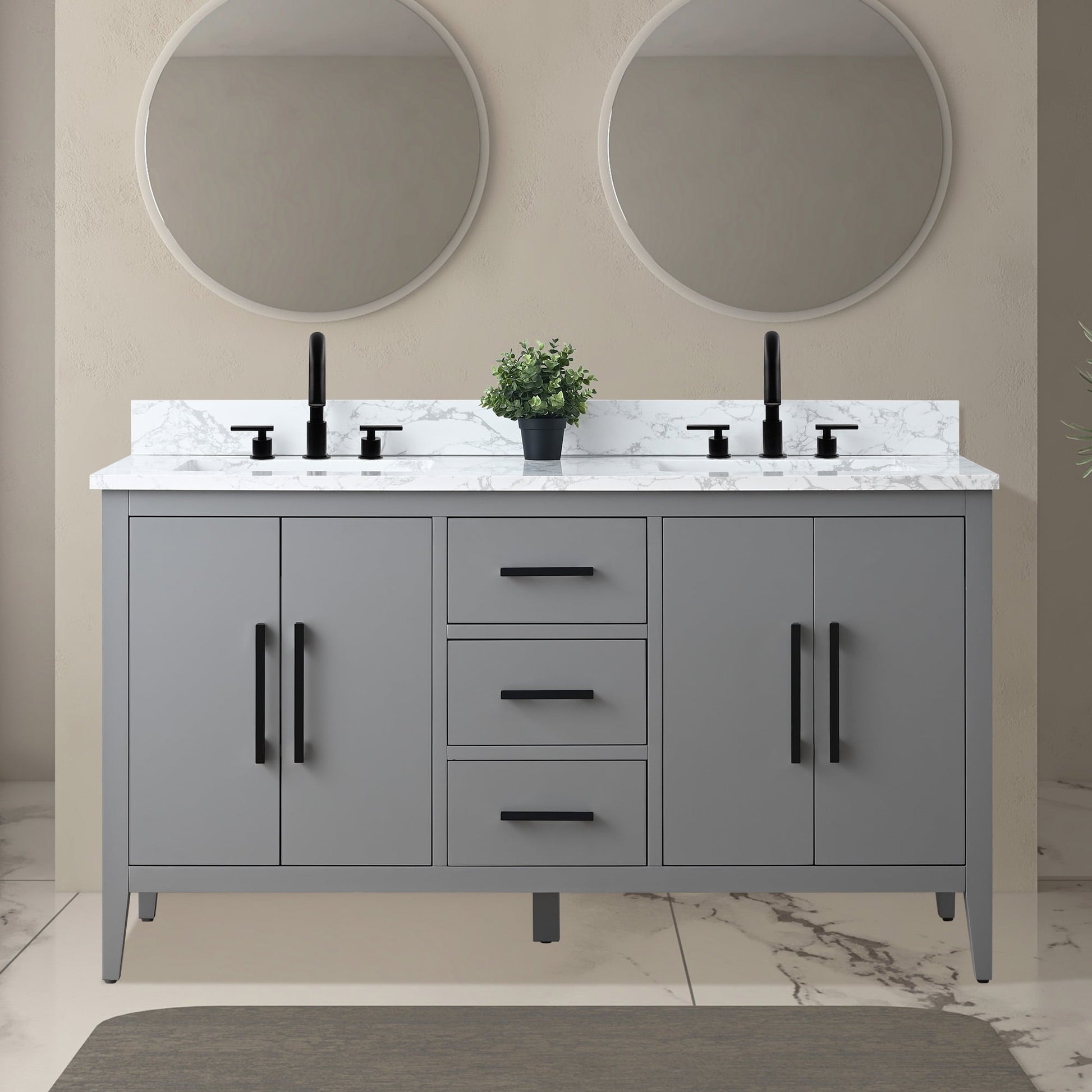 Cashmere Gray / Matte Black