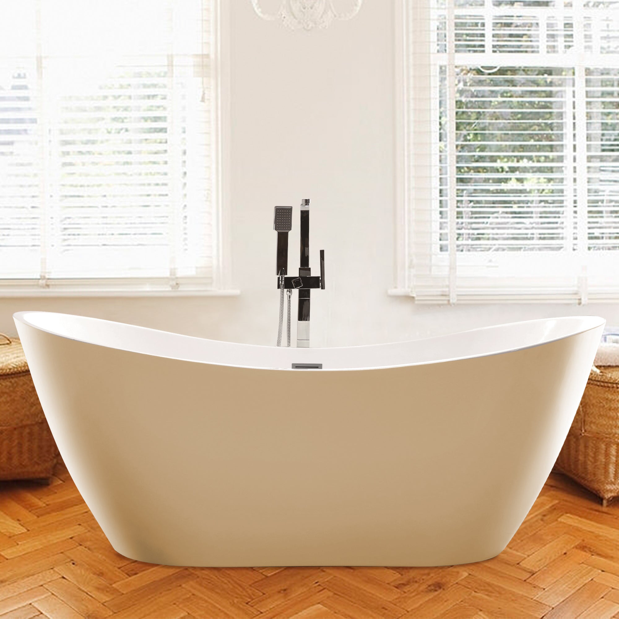 White / Brushed Nickel