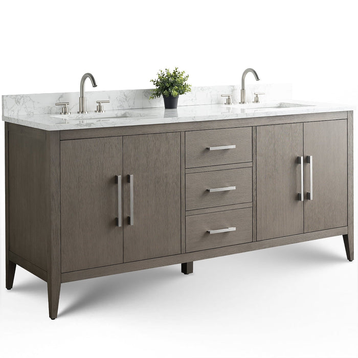 Driftwood Gray / Golden Brushed