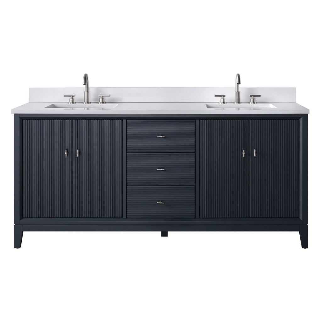 Linear Vintage Spruce Blue / Brushed Nickel