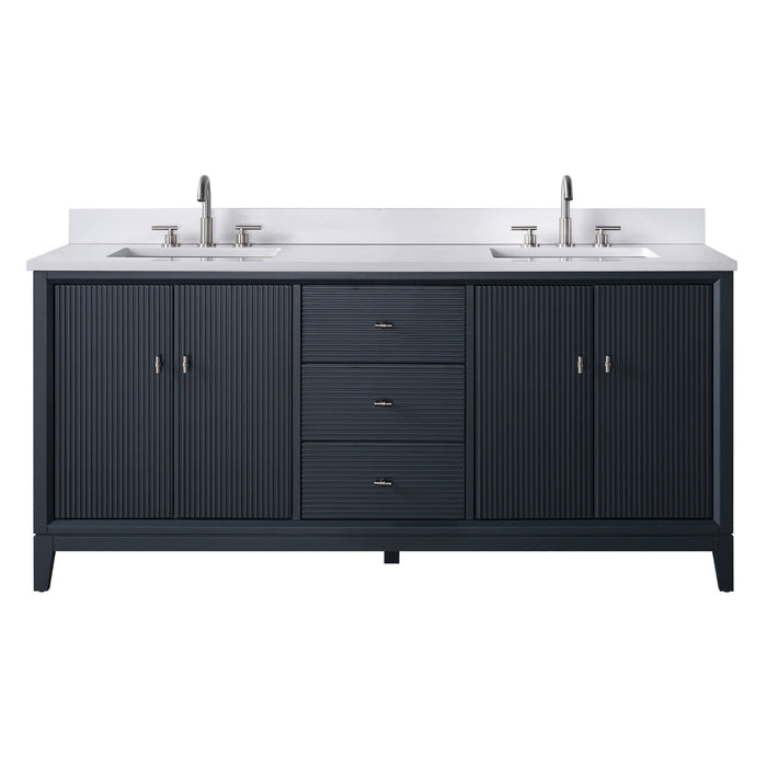 Linear Vintage Spruce Blue / Brushed Nickel