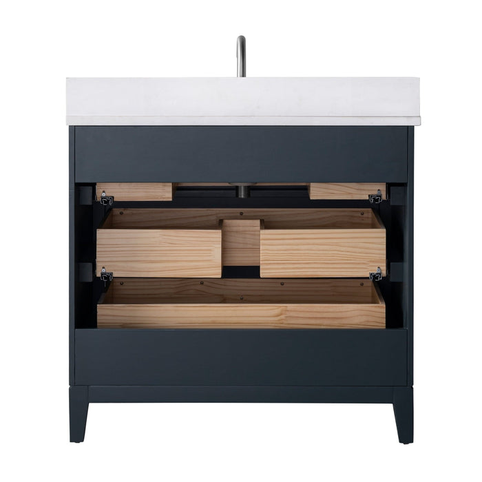 Linear Vintage Spruce Blue / Brushed Nickel