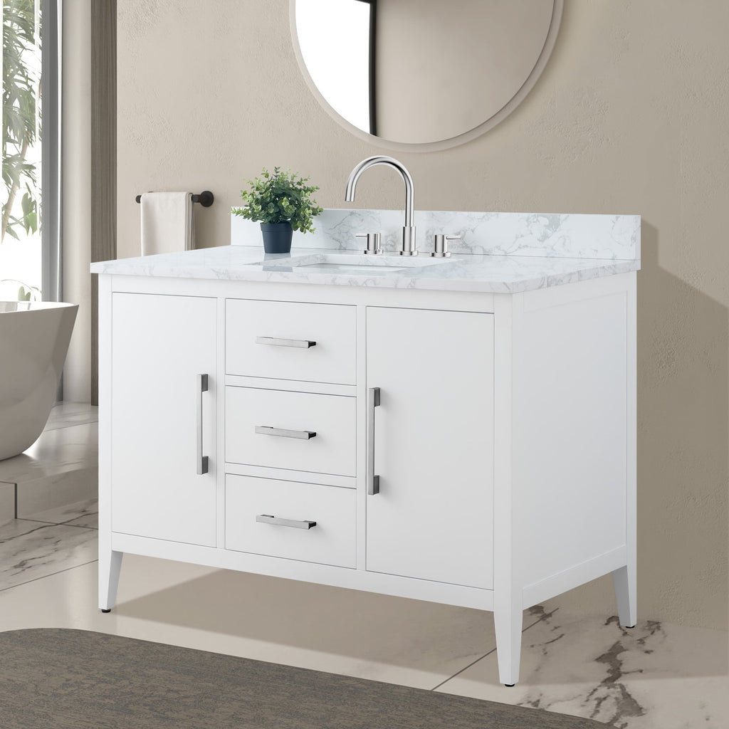 White / Brushed Nickel