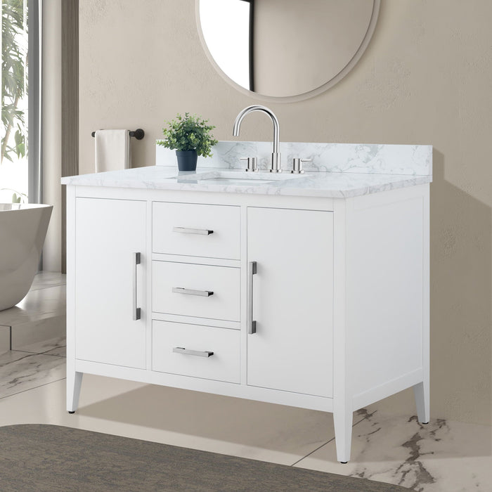 White / Brushed Nickel