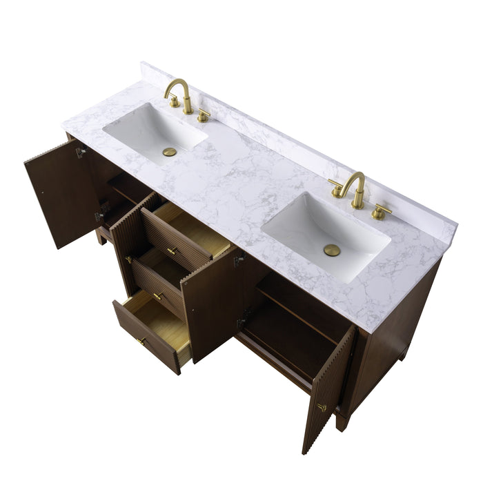 Linear Walnut / Golden Brushed