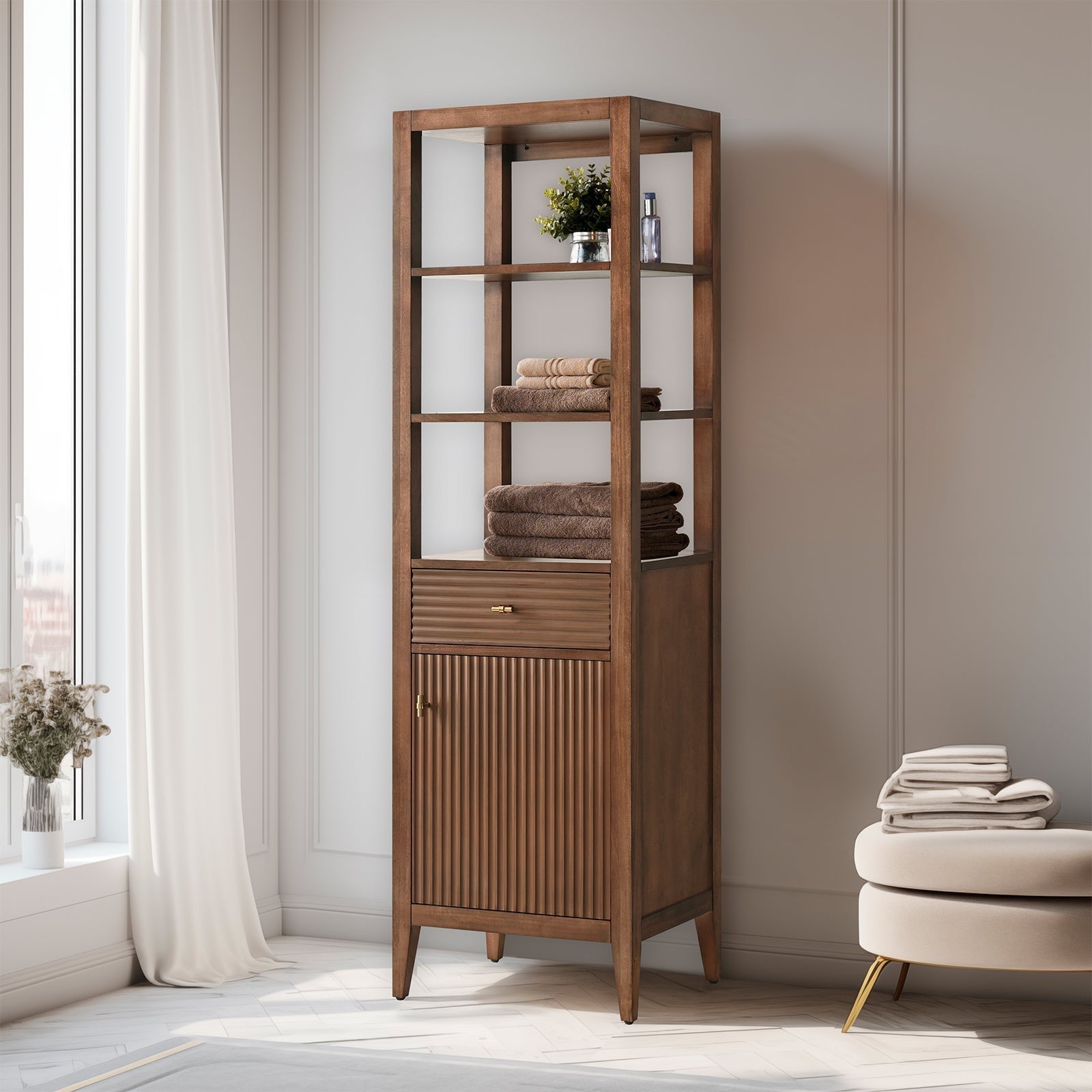 Linear Walnut / Golden Brushed