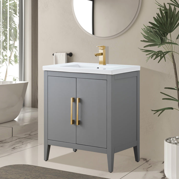 Cashmere Gray / Golden Brushed