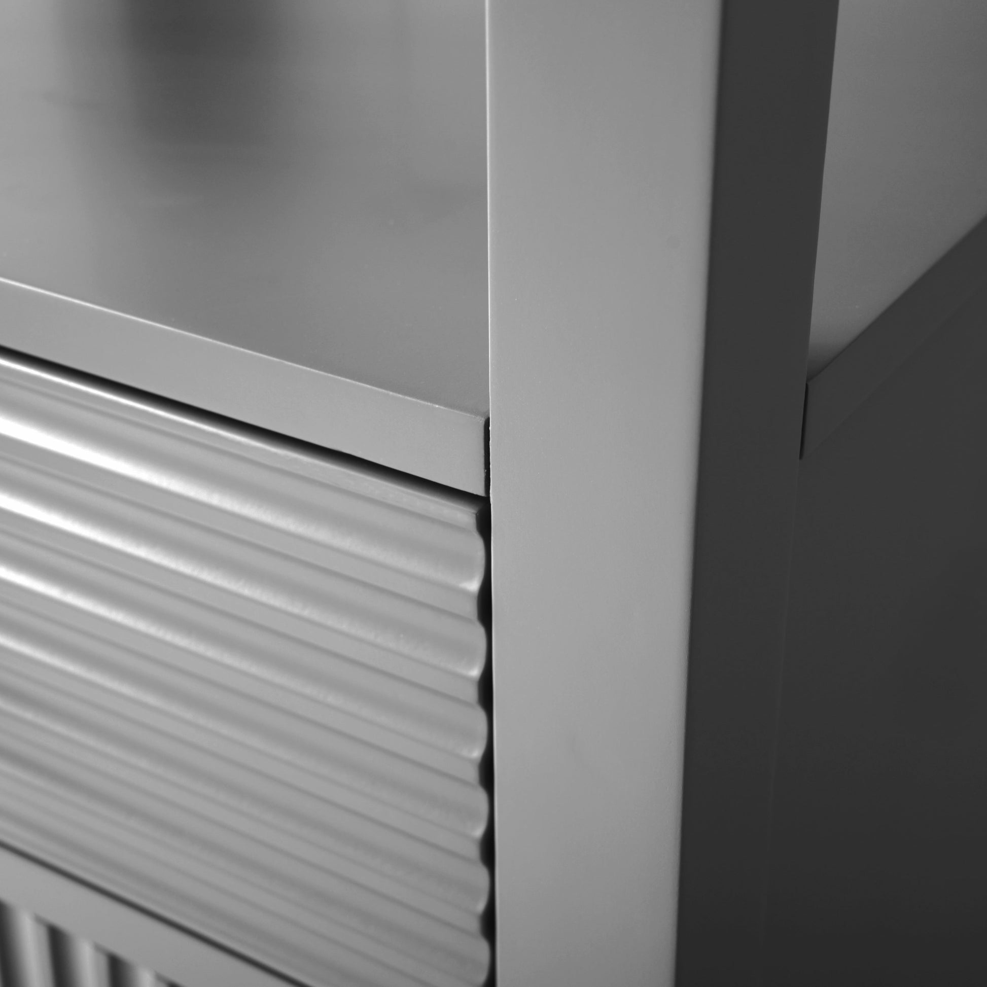 Linear Cashmere Gray / Matte Black