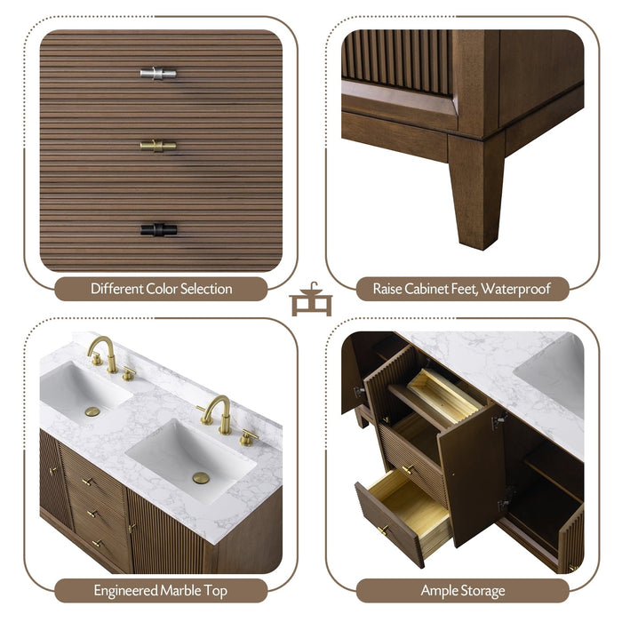 Linear Walnut / Matte Black