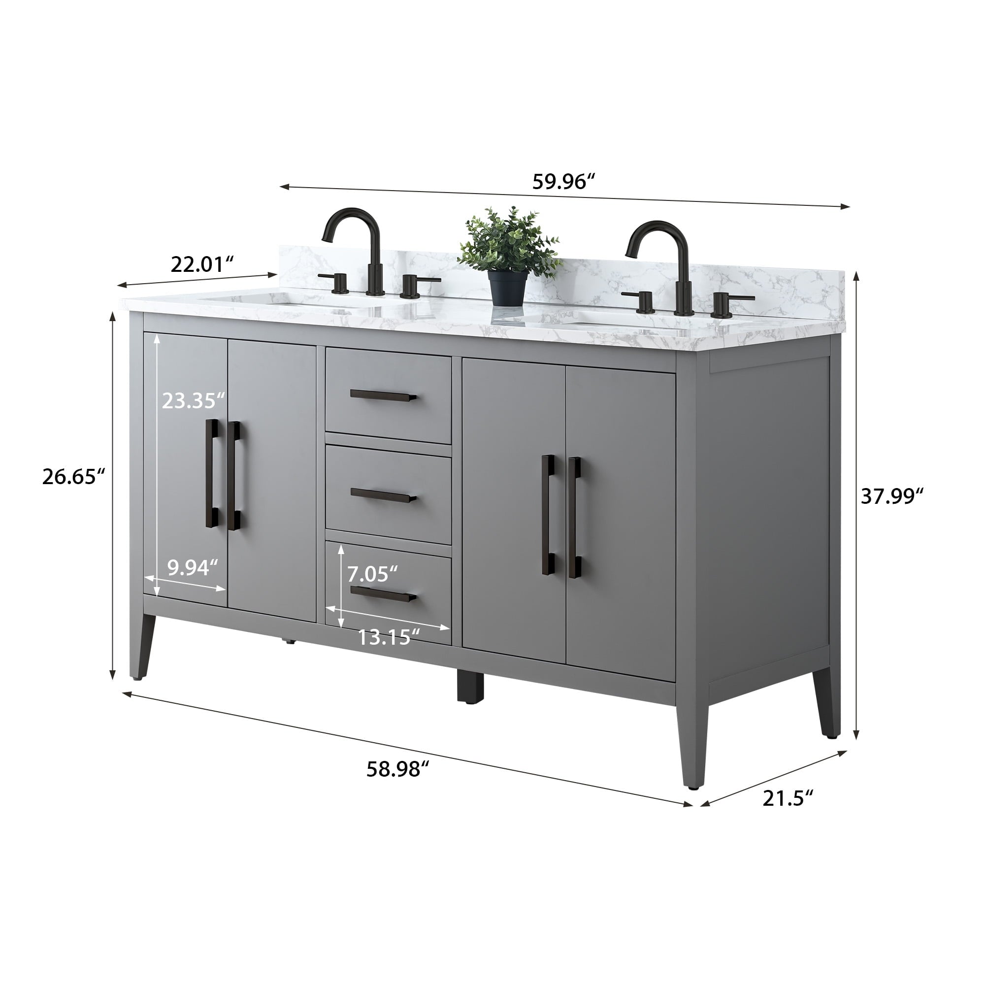 Cashmere Gray / Matte Black