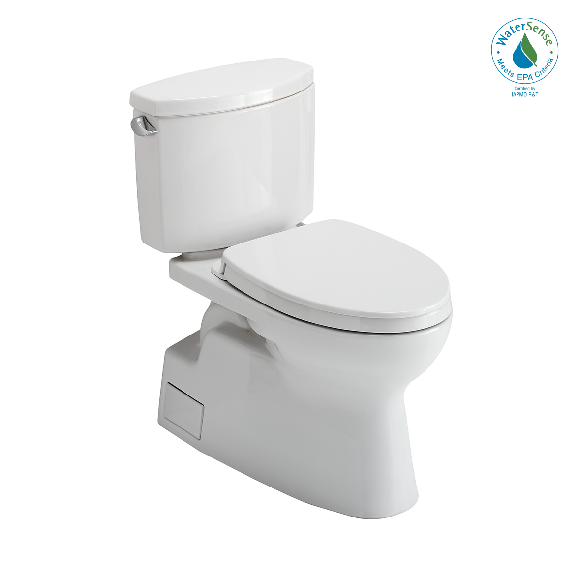 TOTO Vespin II Two Piece Elongated 1.28 GPF Universal Height Toilet with Cefiontect and Ss124 Softclose Seat - Washlet+ Ready