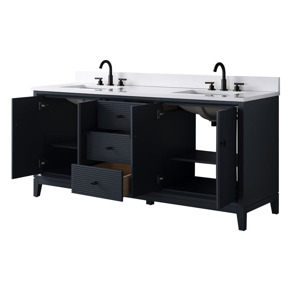 Linear Vintage Spruce Blue / Matte Black