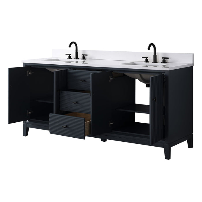 Linear Vintage Spruce Blue / Matte Black