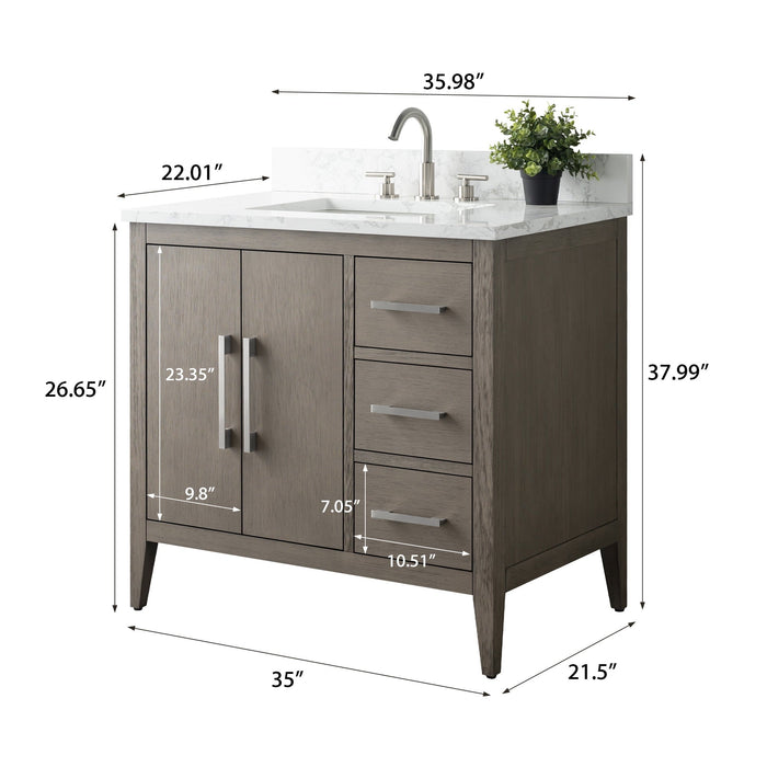 Driftwood Gray / Brushed Nickel