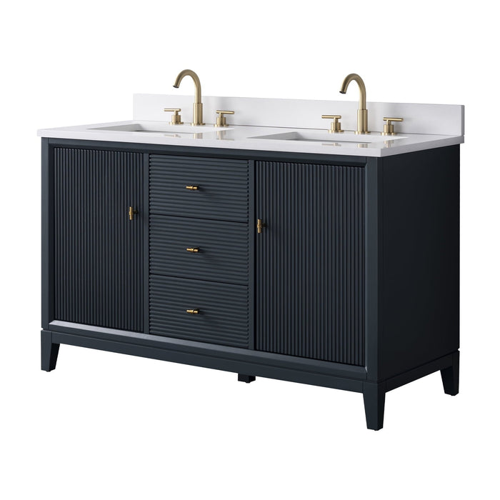 Linear Vintage Spruce Blue / Brushed Nickel