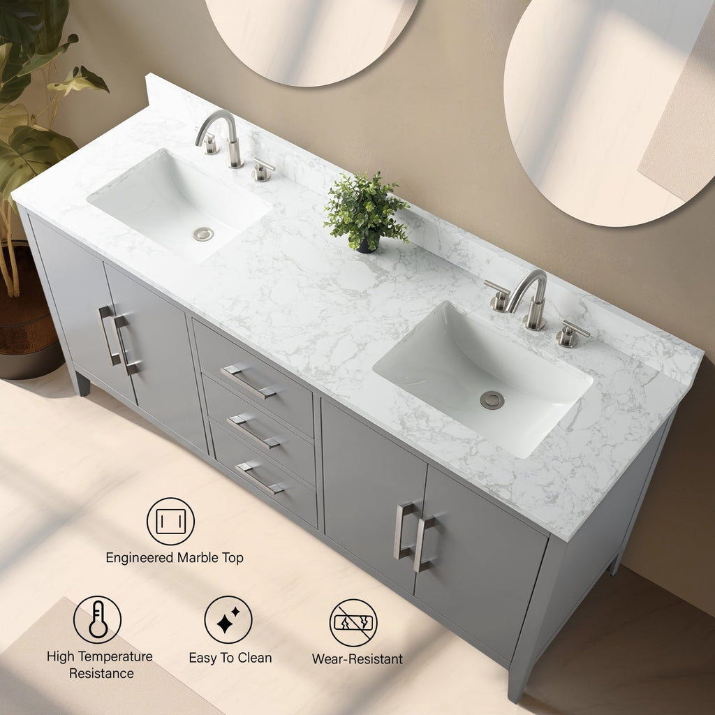 Cashmere Gray / Brushed Nickel