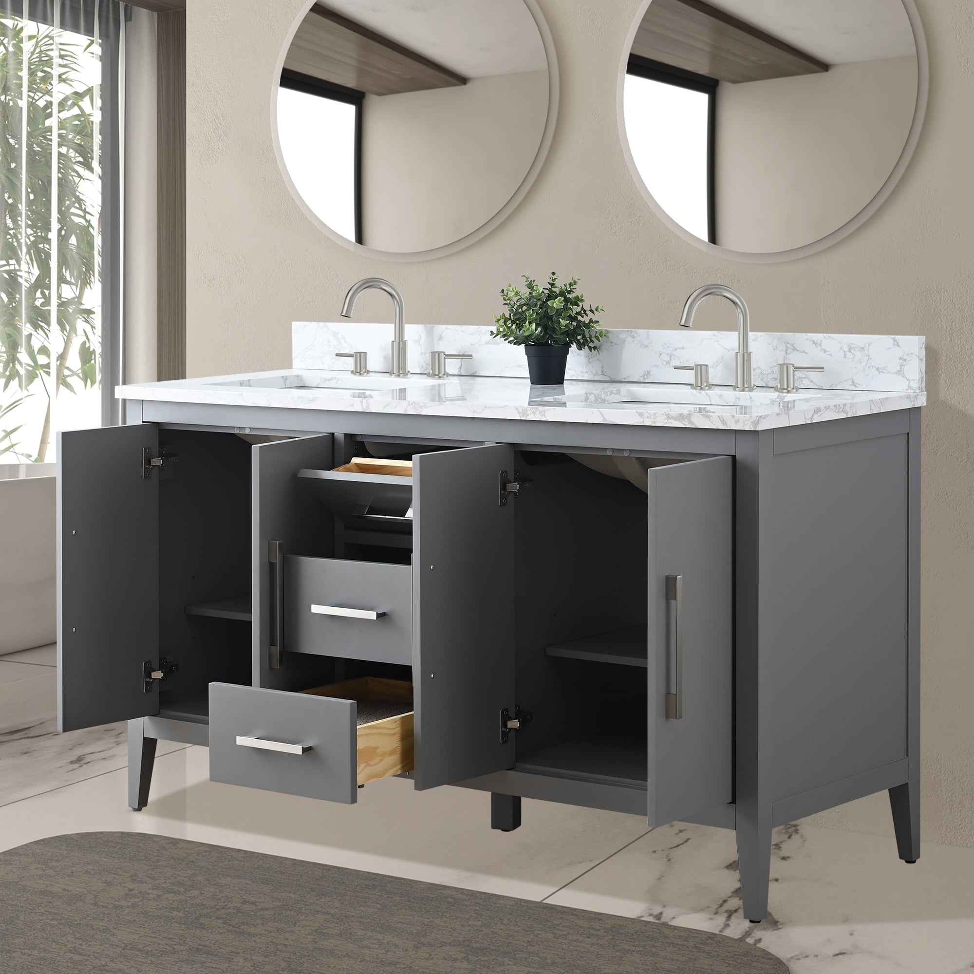 Cashmere Gray / Brushed Nickel