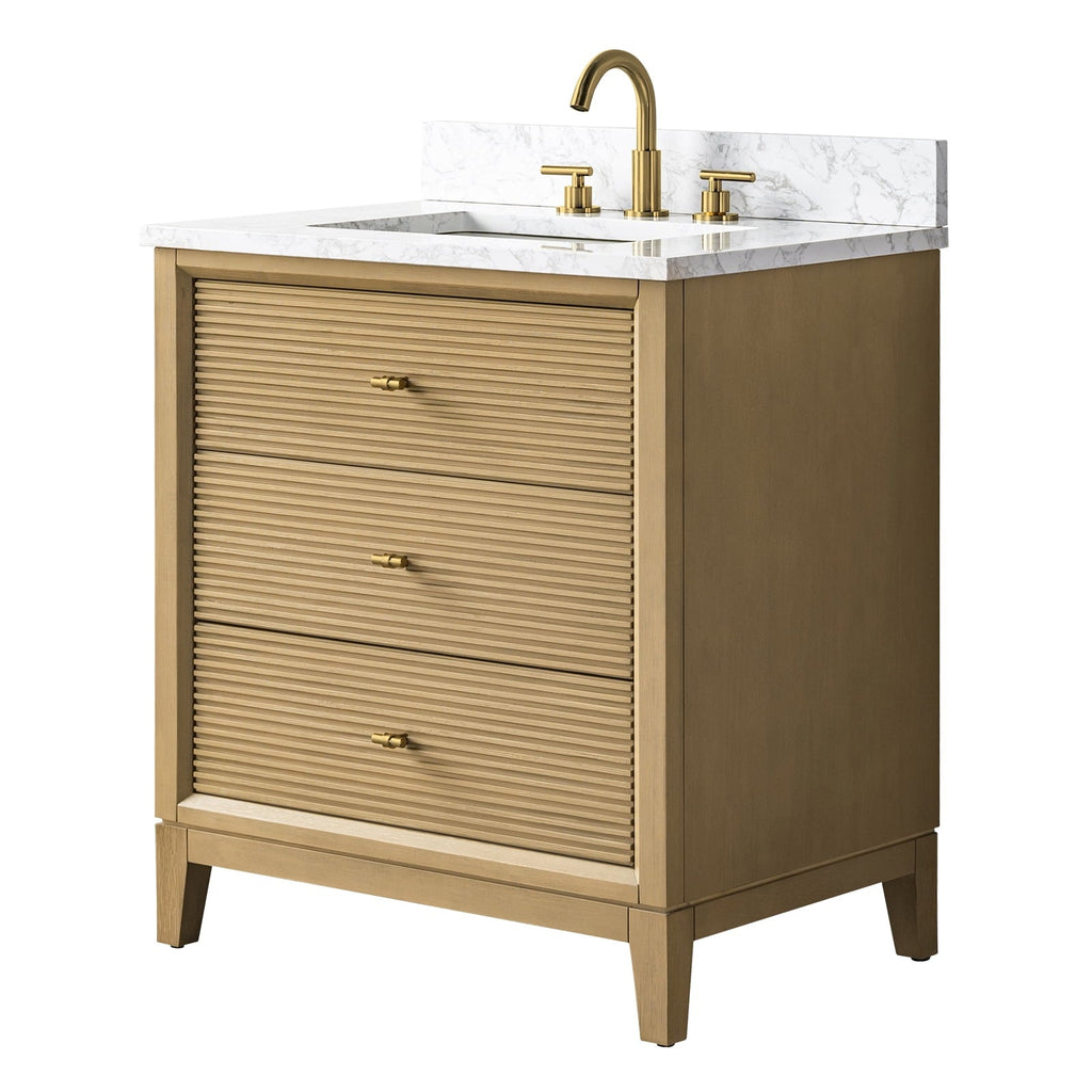 Linear Natural Oak / Golden Brushed