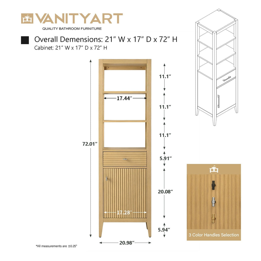 Linear Natural Oak / Brushed Nickel