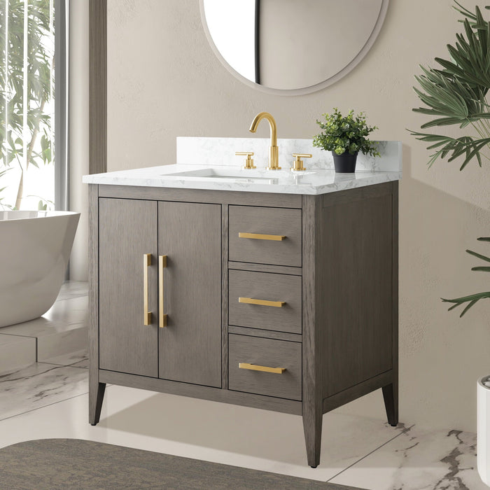 Driftwood Gray / Golden Brushed