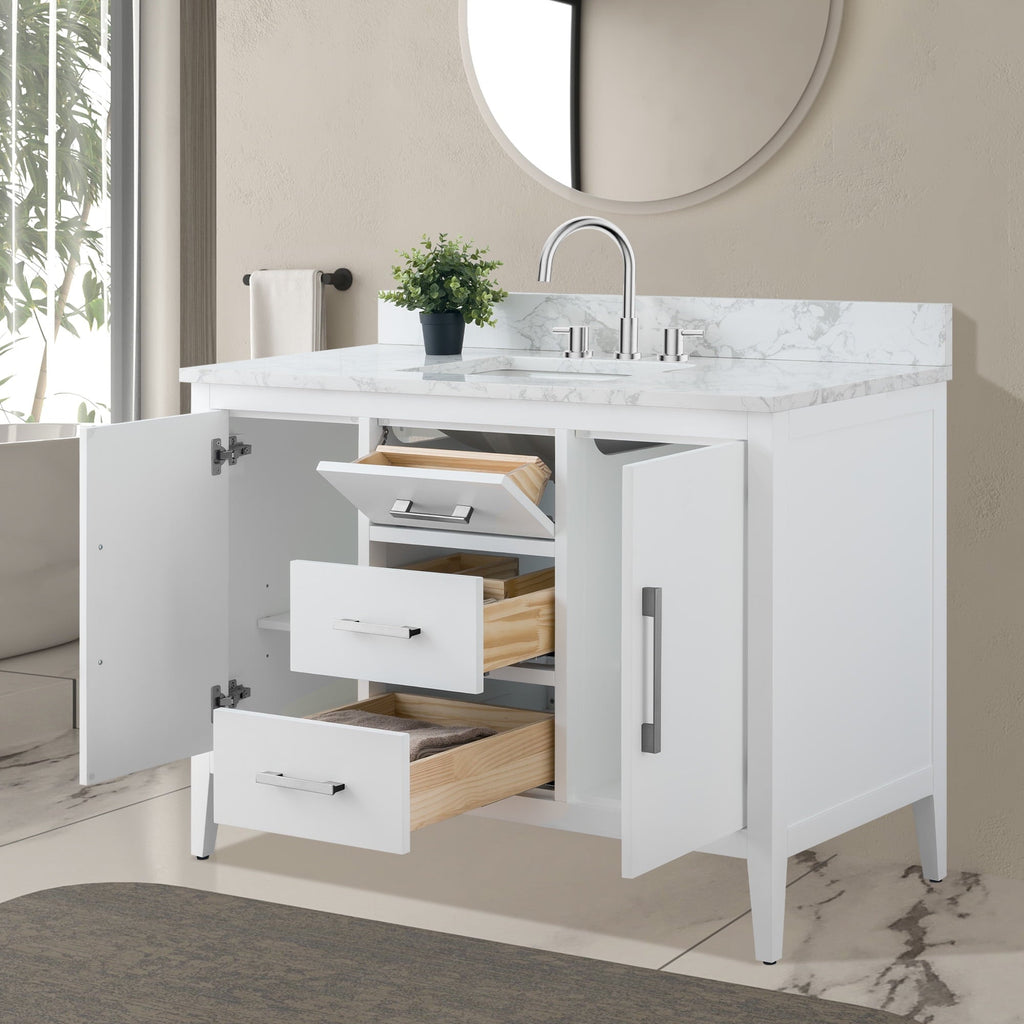 White / Brushed Nickel