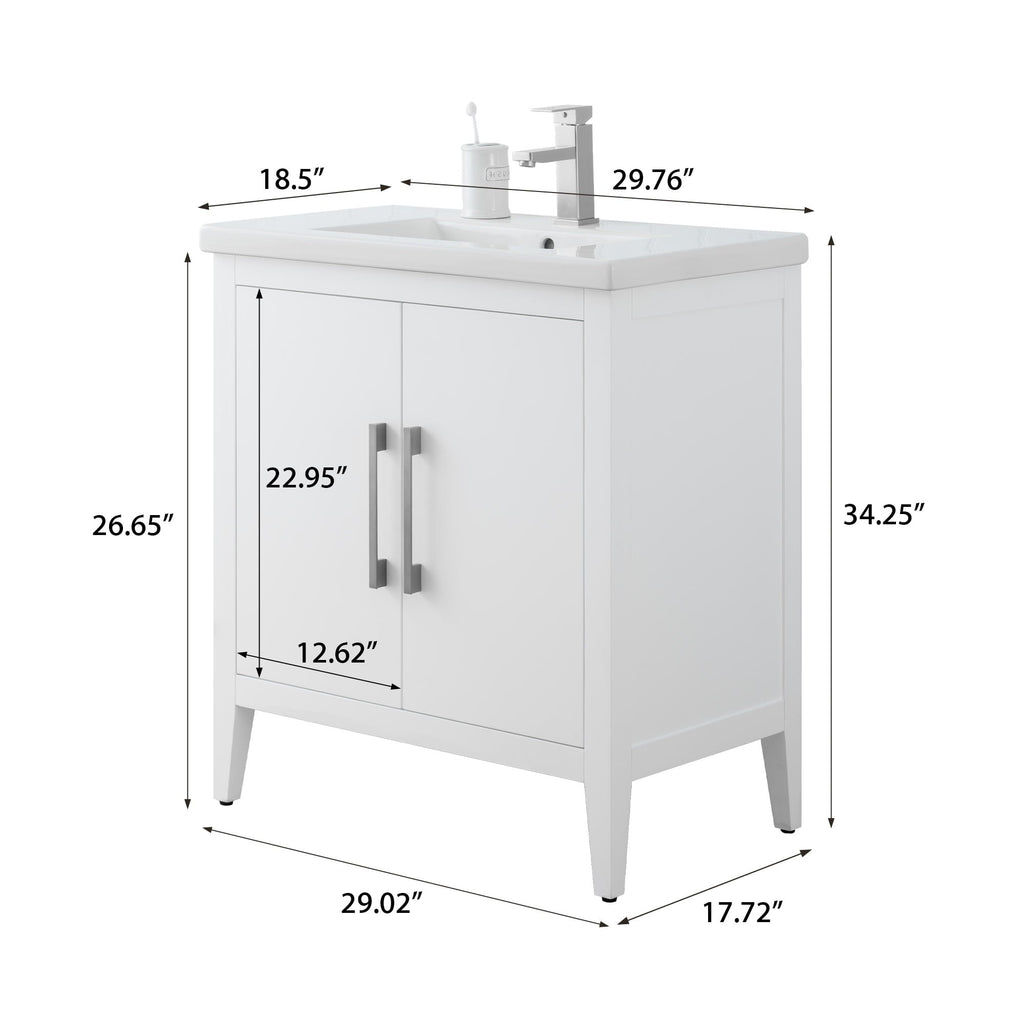 White / Brushed Nickel