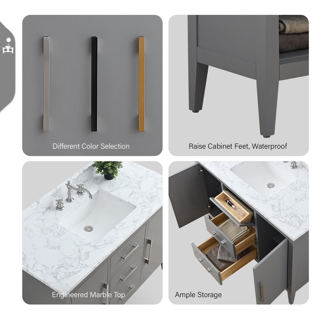Cashmere Gray / Matte Black