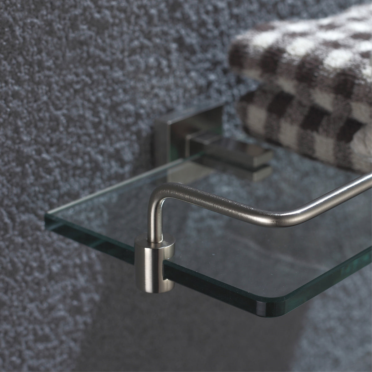 Kraus Bathroom Accessories Shelf with Railing