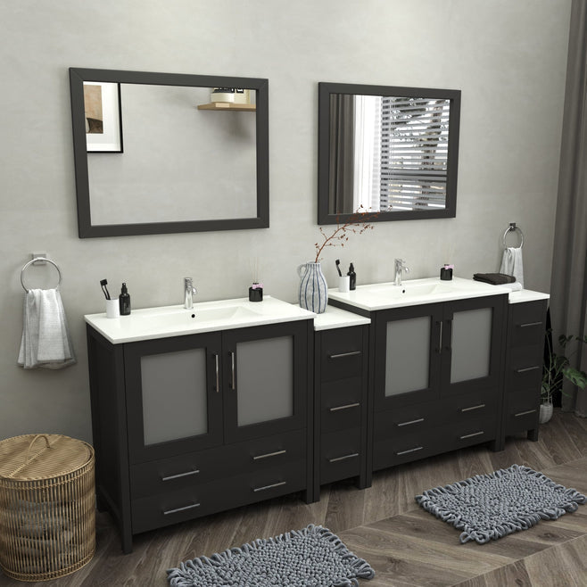 96 inch double sink on sale bathroom vanity