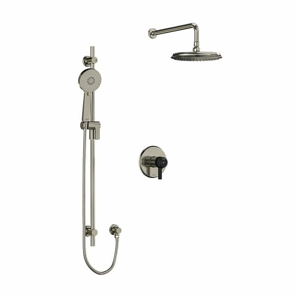 Brushed Nickel Black / Ceiling Arm
