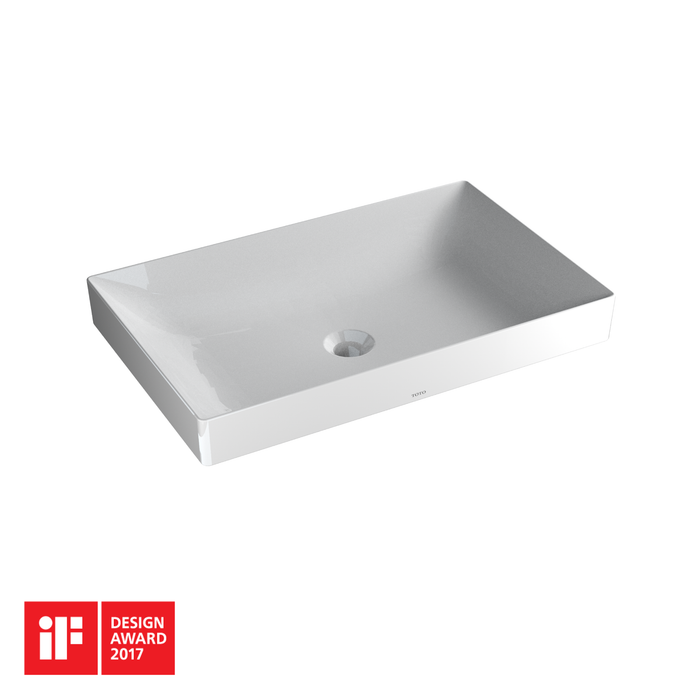 TOTO Kiwami Rectangular 23" Vessel Bathroom Sink with Cefiontect