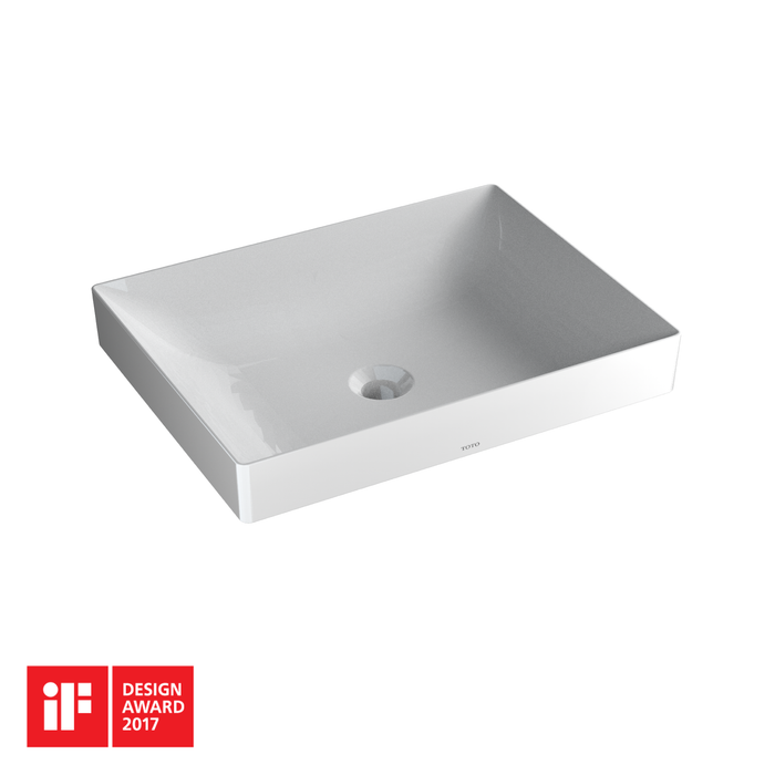 TOTO Kiwami Rectangular 20" Vessel Bathroom Sink with Cefiontect