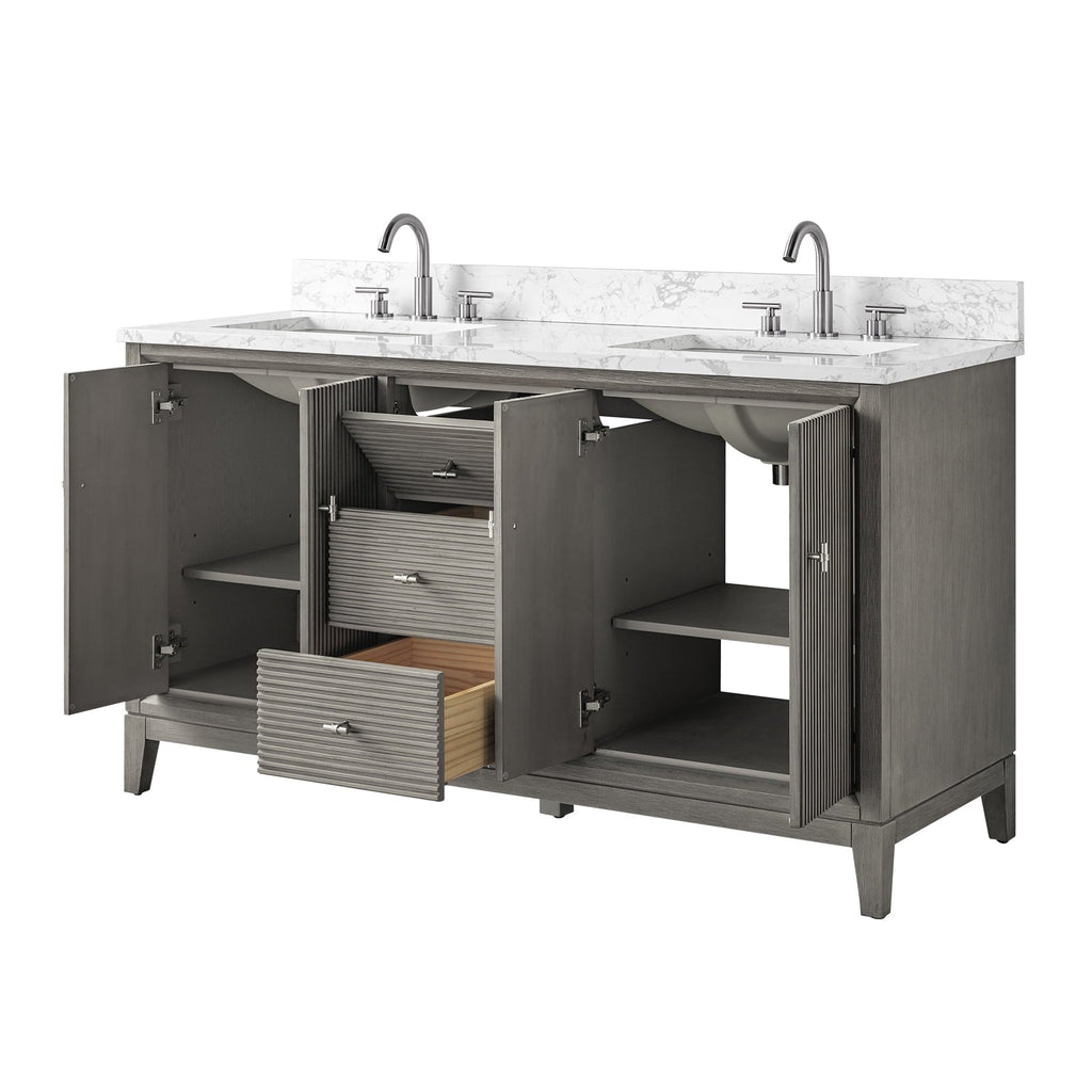 Linear Driftwood Gray / Brushed Nickel
