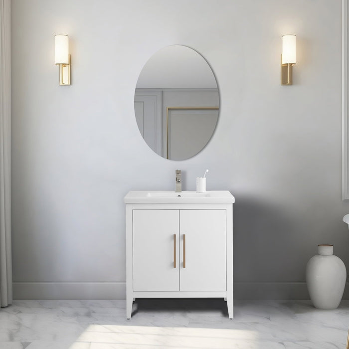 White / Brushed Nickel