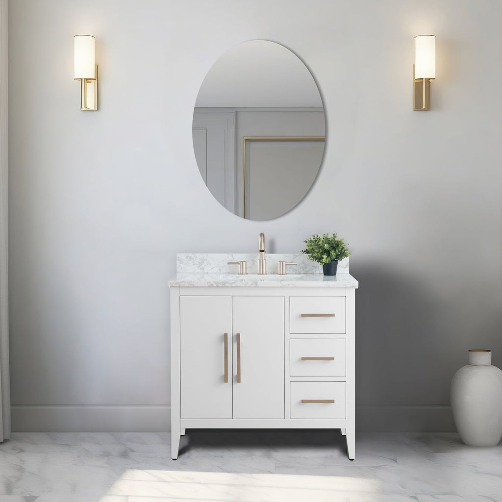 White / Brushed Nickel
