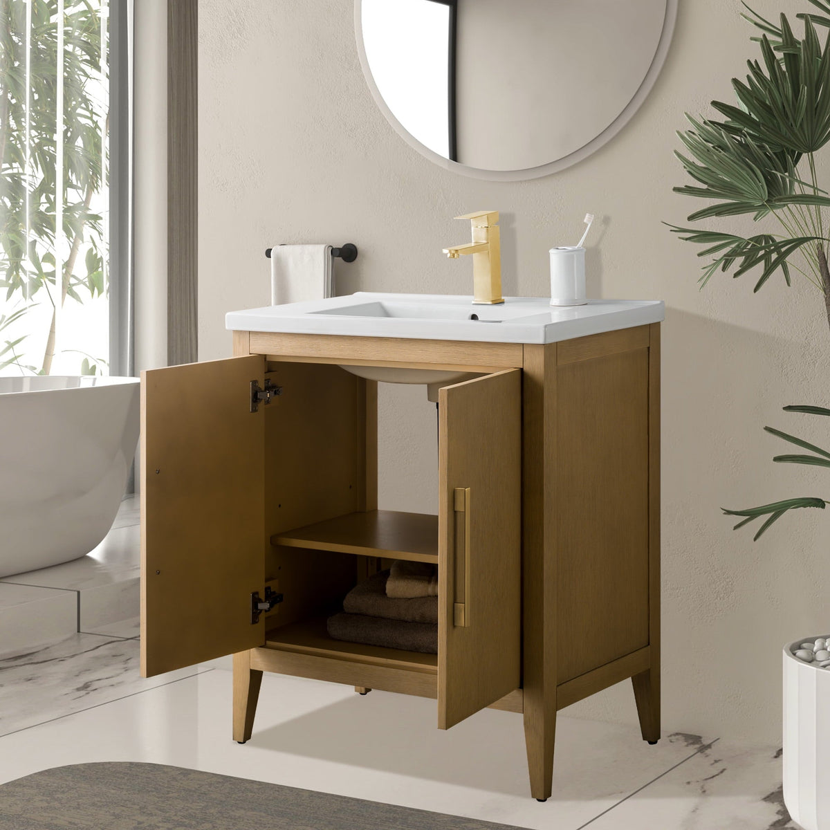 Natural Oak / Golden Brushed
