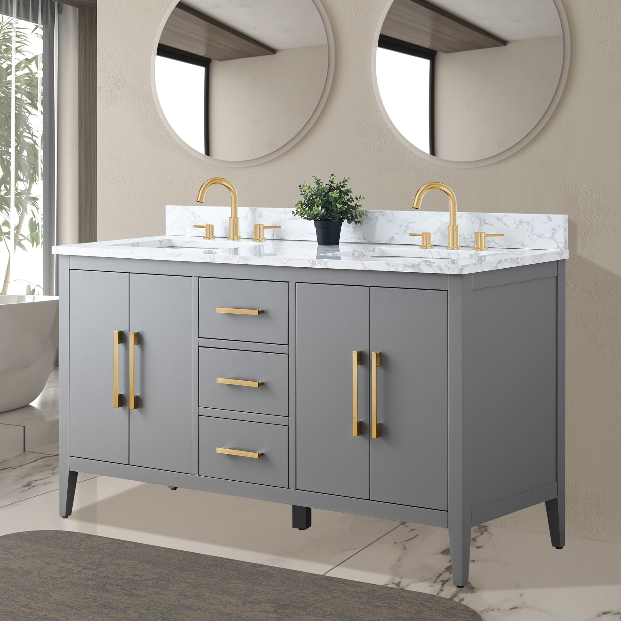 Cashmere Gray / Golden Brushed